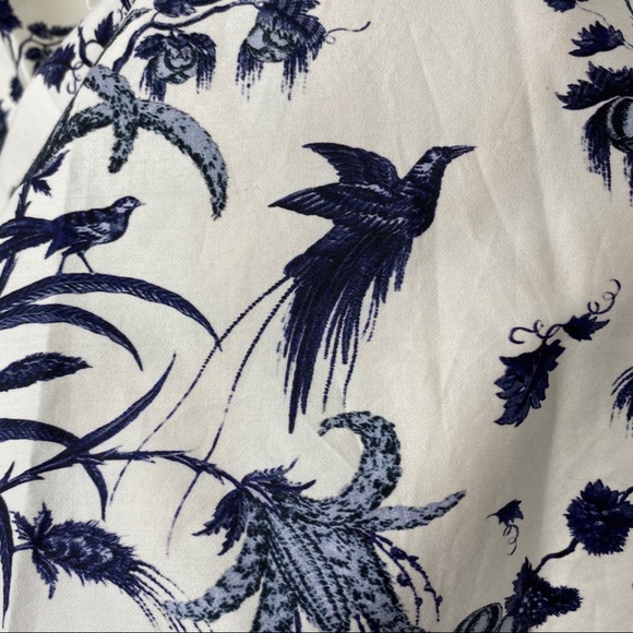 ERDEM Elena Floral Graphic Print Midi Skirt - Picture 10 of 13